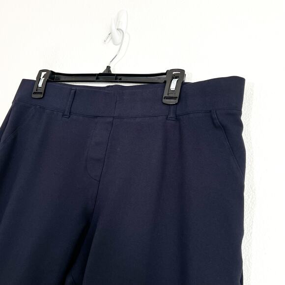 Quince Pants Womens Plus Size 1X Petite Stretchy Pull On Work Office Casual - Picture 3 of 9